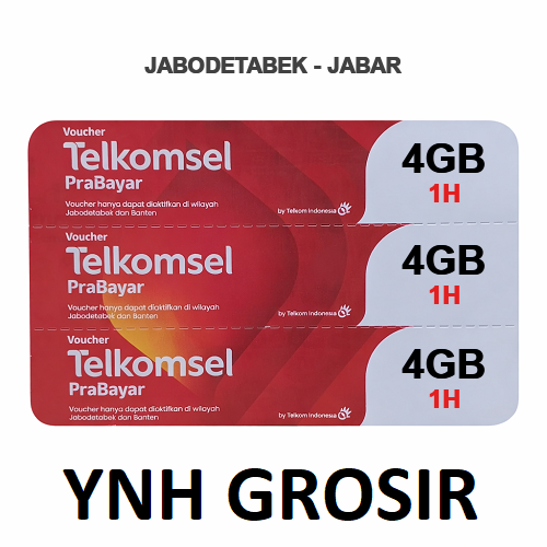 VOUCHER TELKOMSEL 4GB 1HR JABODETABEK - JABAR