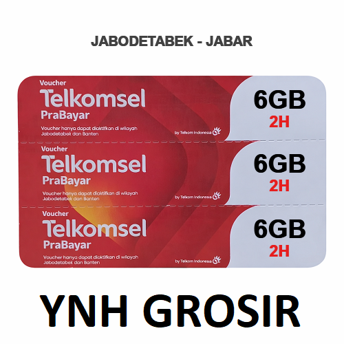 VOUCHER TELKOMSEL 6GB 2HR JABODETABEK - JABAR