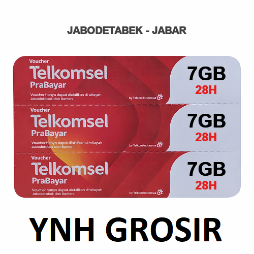 VOUCHER TELKOMSEL 7GB 28HR JABODETABEK - JABAR