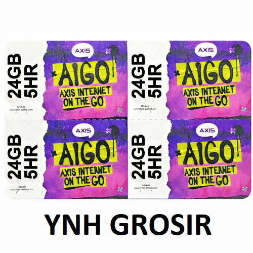 Voucher Axis 24GB + LOKAL 5HR