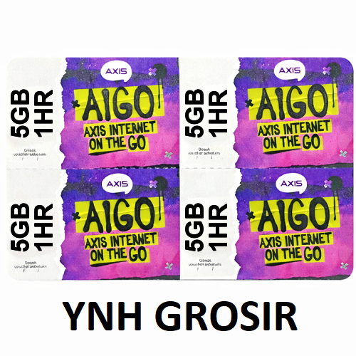 Voucher Axis 5GB + LOKAL 1HR
