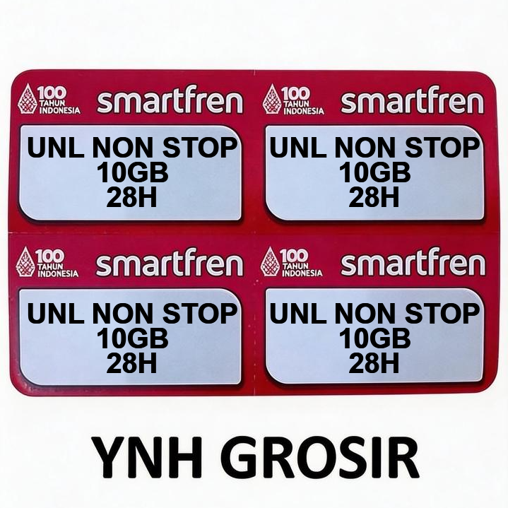 Voucher smart UNLIMITED NONSTOP 10GB 28HR
