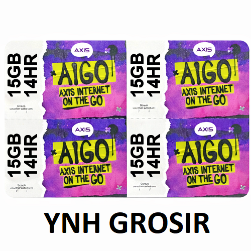 Voucher Axis 15GB + LOKAL 14HR