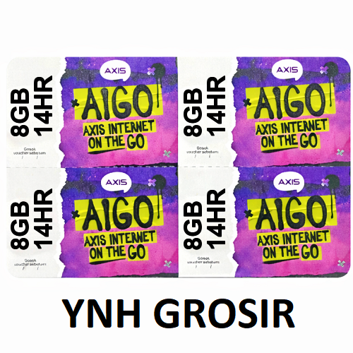 Voucher Axis 8GB + LOKAL 14HR